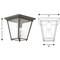 Progress Lighting Burlington Collection One-Light 7" Outdoor Flush Mount P550035-020 - alternate 5